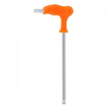 8 мм Т-образный шестигранный ключ с шаровой головкой и пластиковой ручкой для дома/офиса/сайта Изображение