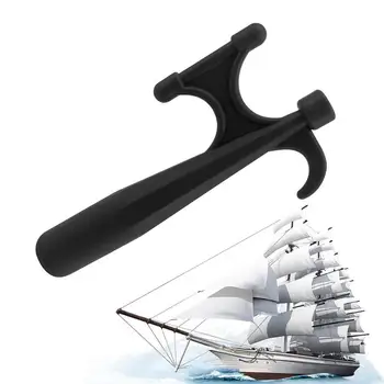 Швартовные крючки для лодок, прочные швартовные крючки для спасательных шлюпок, сменный конец для лодок, Небьющиеся Адаптеры для лодок с двойной головкой, крючки для Изображение
