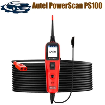 Autel PowerScan PS100 Автомобильный Тестер электрических Цепей, PS100 12V 24V Power Probe BMS Диагностический Инструмент Короткого Замыкания Изображение