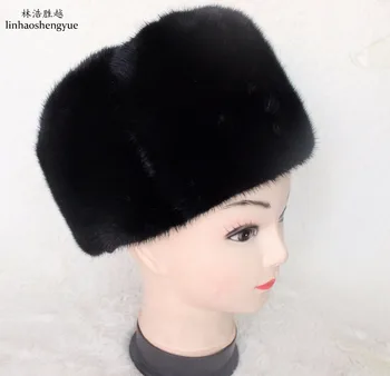 Linhaoshengyue, модная теплая мужская и женская универсальная шапка Lei Feng, зимняя теплая кепка Изображение