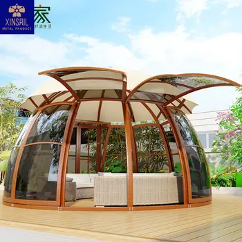 Mojia открытый внутренний двор павильон круглый отель в европейском стиле курорт живописное место вилла сад терраса UFO солнечная комната Изображение