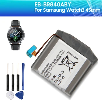 Аккумулятор для часов EB-BR840ABY для Samsung Watch3 SM-R840 Watch3 SM-R845F 45 мм Версия Сменный Аккумулятор 340 мАч Изображение