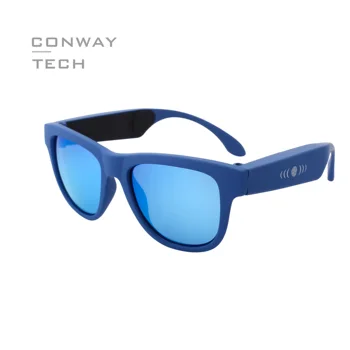 лучшие продажи спортивных солнцезащитных очков с наушниками, поляризованных умных очков с Bluetooth sun glass 2021, женских солнцезащитных очков, мужских Изображение