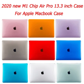 Хрустальный жесткий чехол для Macbook 2020 new M1 Chip Air Pro 13,3 дюйма Air Retina Pro 11 12 13 15 16 дюймов, жесткий чехол, аксессуары Изображение