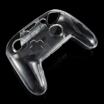 Прозрачный Жесткий Хрустальный Чехол Защитная Крышка Shell Skin для Nintendo Switch NS Nintend Pro Controller Gamepad Protector Изображение