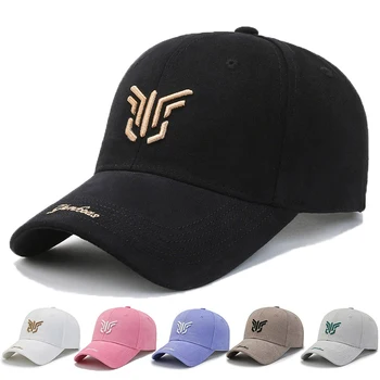Женская модная бейсбольная кепка с вышивкой, мужская кепка для дальнобойщика, Дышащая кепка для езды на Велосипеде, путешествий, гольфа, спорта, пешего туризма Изображение