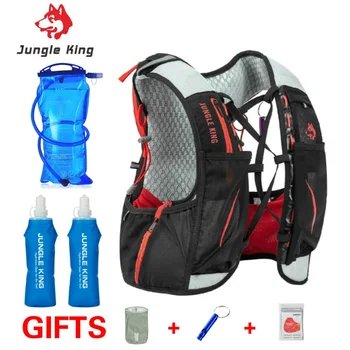 JUNGLEKING CY2018 5L Унисекс легкий рюкзак жилет для бега нейлоновая сумка для верховой езды марафон портативный сверхлегкий рюкзак для бега Изображение