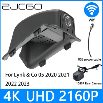 ZJCGO Dash Cam 4K UHD 2160P Автомобильный Видеорегистратор DVR Ночного Видения для парковки Lynk & Co 05 2020 2021 2022 2023 Изображение