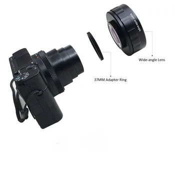 Быстросъемное кольцо-адаптер для сверхширокоугольного дополнительного объектива 37 мм для аксессуаров камеры ZV1 Изображение