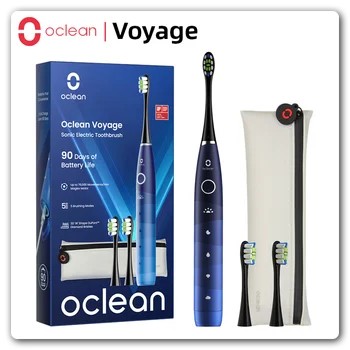 Oclean Voyage, Звуковая Электрическая зубная щетка, дорожная сумка, набор для чистки зубов, Перезаряжаемая Автоматическая зубная щетка, отбеливатель зубов IPX7 Изображение