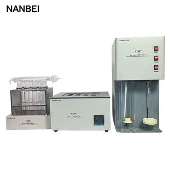 Полуавтоматический аппарат для дистилляции NANBEI kjeldahl, анализатор азота kjeldahl Изображение