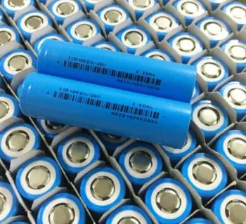 100 шт./лот 3,7 В 2550 мАч 18650 литий-ионная аккумуляторная батарея 5C с высокой скоростью разряда, литий-ионная аккумуляторная батарея Изображение