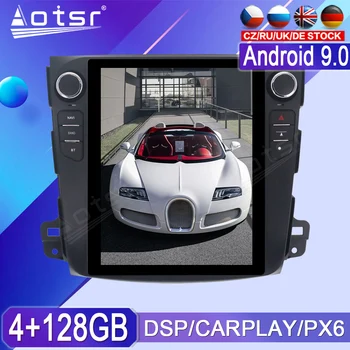 Для Mitsubishi Outlander Android Магнитола 2006-2012 Автомобильный Мультимедийный Плеер Стерео Головное Устройство PX6 Tesla GPS Navi No 2din Изображение