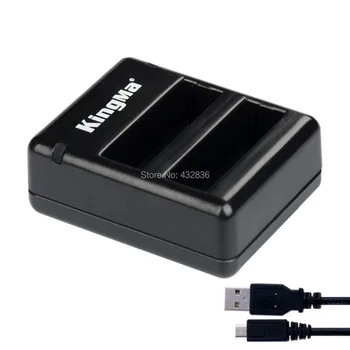 Новое поступление AHDBT-401 AHDBT 401 AHDBT401 USB двухпортовое Зарядное устройство для Go pro Hero 4 Gopro hero 4 аккумулятор Изображение