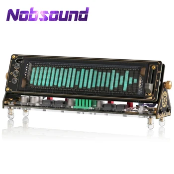 Nobsound G50 HiFi VFD Музыкальный спектр Стерео Цифровой усилитель Мощности приемника Bluetooth 5,0 Настольные часы Подарок Изображение