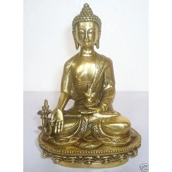Предметы коллекционирования Тибетская Медная медицина Бхагаван Бхайсаджья Медитация Будды Изображение