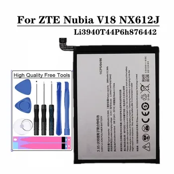 Новый 4060 мАч Li3940T44P6h876442 Сменный Аккумулятор Для мобильного телефона ZTE Nubia V18 NX612J + Инструменты Изображение