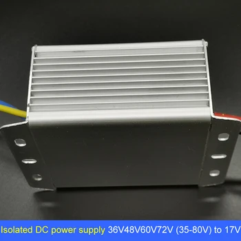 Изолированный понижающий преобразователь напряжения постоянного тока 36V48V60V72V75V80V (35-80 В) в адаптер понижающего регулятора напряжения 17V10A20A30A40A50A60 Изображение
