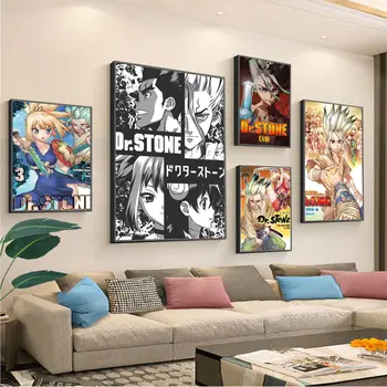 Классические аниме и Постеры к классическим фильмам Высокого качества, настенное искусство, ретро-плакаты для домашнего декора, Художественные наклейки на стены Изображение