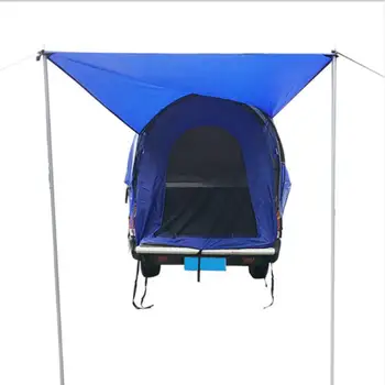 Палатка для пикапа Огнестойкие Палатки для пикапа С передним тентом Для Кемпинга PU2000mm 210D Ткань Оксфорд и пламя 190T Изображение