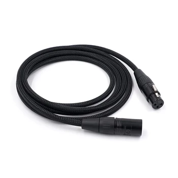 1шт Япония Canare Чистый черный XLR Аудио Сбалансированный кабель, Микрофонный Аудиокабель Изображение