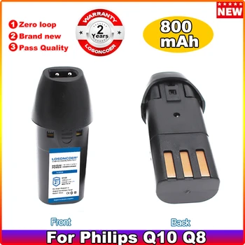 Сменный Аккумулятор 800 мАч для Philips Q10S Q10 Q10 + X5 R8 Q8 XQ8 1128 5190 HC11K Машинка для Стрижки волос BaoRun P2 P3 Высокой Емкости Изображение