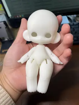 Новая кукла 12 см с 3D печатью из смолы, игрушки для девочек 