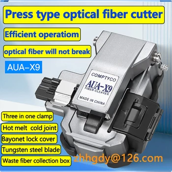 Высокоточный AUA-X9 FTTH для холодного соединения/термоплавкого станка для резки оптического волокна с 24 поверхностными лезвиями 3-в-1 крепежный режущий инструмент Изображение