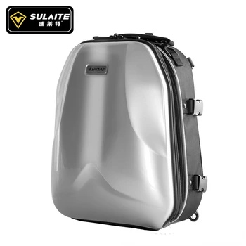 SULAITE мотоциклетная дорожная сумка автомобильная сумка для хвоста, сумка для шлема, сумка для заднего сиденья, рыцарская сумка, рюкзак для мотоциклетного снаряжения, водонепроницаемая сумка Изображение