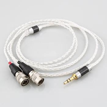 Аудиокабель Audiocrast5n, кабель для обновления наушников из посеребренной меди для динамиков Dan Clark Audio Mr Ether Alpha Dog Prime Изображение