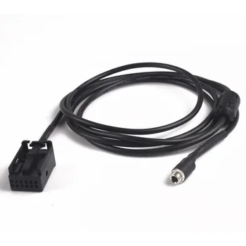12Pin 3,5 мм Разъем AUX Адаптер Радиоинтерфейсный кабель MP3 Для BMW E85 E86 Z4 E83 X3 Изображение