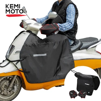 Чехол для ног скутера Для мотоцикла, одеяло, грелка для колен, Защита от дождя, Водоотталкивающее Зимнее одеяло Для TMAX 530, для BMW, Для Honda Изображение
