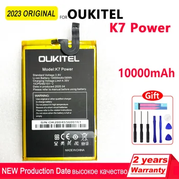 100% Новый Оригинальный Сменный Аккумулятор 10000 мАч Для OUKITEL K7 Power K7Power В наличии Смарт-сотовый Телефон Высокого Качества + код отслеживания Изображение