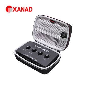 Жесткий чехол XANAD EVA для аудиоинтерфейса M-Audio M-Track Duo USB и сумки для хранения Focusrite Scarlett 4i4 (3-го поколения) Изображение