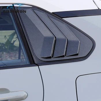 Декоративные жалюзи на окнах, Автомобильные Аксессуары 2019 2020 для Toyota RAV4 RAV 4 XA50, хромированные аксессуары для укладки экстерьера Изображение