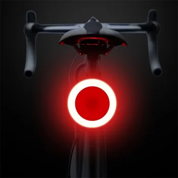 Мультирежимы Освещения Велосипедный Фонарь USB Charge Led Велосипедный Фонарь Вспышка Задних Фонарей для Горного Велосипеда Подседельный Штырь Изображение