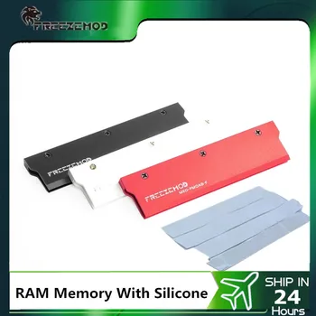 2 шт. Металлический Радиатор FREEZEMOD DDR5 RAM DIMM Водяного Охлаждения Кулер Для Жидкостной системы охлаждения Крышка Для Отвода тепла MEO-PM0AB-F Изображение