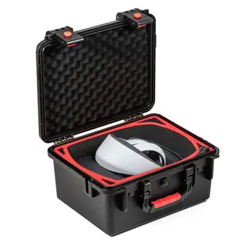 Многофункциональный Портативный жесткий дорожный чехол для очков PS VR2, водонепроницаемая сумка для хранения, устойчивая к сжатию, Сумка для PS VR2 Изображение