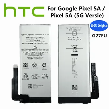 Новый 4620 мАч G27FU Оригинальный Сменный Аккумулятор Для HTC Google Pixel 5A Pixel5A 5G Versie Высококачественные Аккумуляторы для телефонов Batteria Изображение