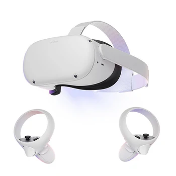 Самая продаваемая гарнитура виртуальной реальности Oculus Quest 2 All In One 3D VR Очки с поддержкой 64G 256G FOV 98 Градусов Изображение
