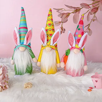 Пасхальные гномы Плюшевый кролик гном пасхальные украшения Knomes Изображение