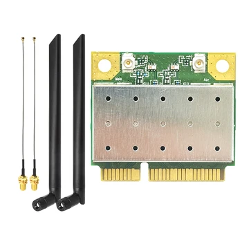 MT7612EN 2,4 G 5G двухдиапазонная гигабитная беспроводная сетевая карта мини PCIE WIFI модуль Сетевая карта для Linux Android Изображение