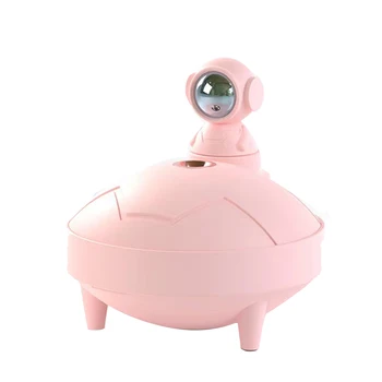 Романтическая Фотосъемка Лампа на закате Беспроводной Увлажнитель воздуха USB С питанием от аккумуляторной батареи Дорожный Диффузор для Воды Розовый Изображение