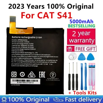 2023 Года 100% Оригинальный аккумулятор для мобильного телефона CAT S41 APP00223 НОВЫЙ аккумулятор емкостью 5000 мАч в наличии + бесплатные инструменты Изображение