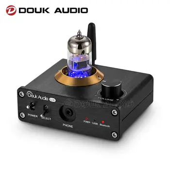 Douk Audio U4 Mini Bluetooth 5,0 Ламповый Усилитель для наушников USB DAC Стерео Аудио Предусилитель USB Звуковая карта APTX-LL Изображение