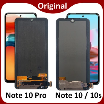 Оригинальный ЖК-дисплей Для Redmi Note 10 4G 5G Note 10S M2101K7AI Дигитайзер ЖК-экрана Для Redmi Note 10 Pro Изображение
