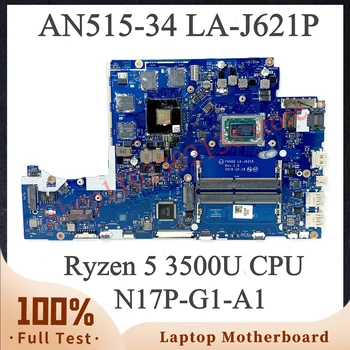Материнская плата FH50Q LA-J621P С процессором Ryzen 5 3500U Для ноутбука Acer AN515-34 Материнская плата N17P-G1-A1 100% Полностью Протестирована, работает хорошо Изображение