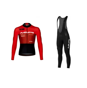 Весна-лето 2023 MMR фабричная гоночная команда, велосипедная майка, велосипедная одежда с длинным рукавом и нагрудниками Ropa Ciclismo Изображение