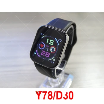 Y78 D30 Watch7 I7 Смарт-Часы Пульсометр Кровяное Давление Сообщения Приложения Напоминание о Вызове Спортивная Музыка Обновленный Оригинал Y68 D20 Изображение