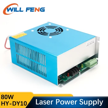 Will Feng 80 Вт DY10 Co2 Лазерный Источник Питания 110 В 220 В Для трубки RECI W2/Z1/S1 и гравировального станка для резки Серии DY Изображение